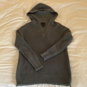 Rachel Zoe oversized Knit sweater with hood